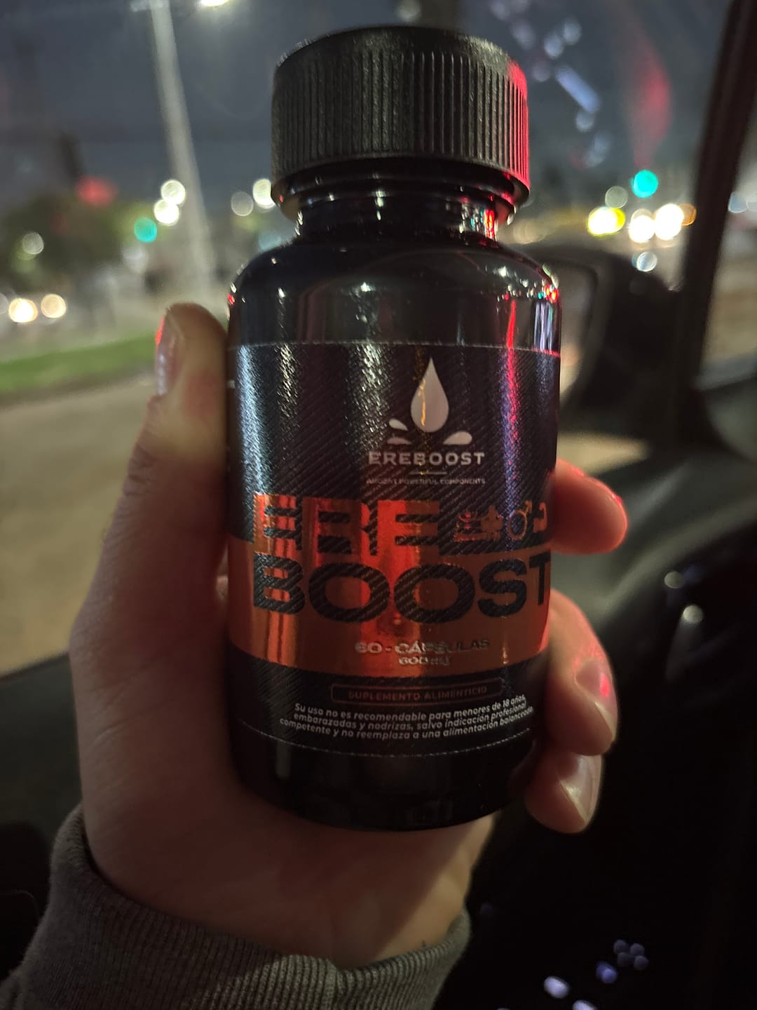 Customer photo review of EREBOOST | 60 Cápsulas | Pack 3 meses
