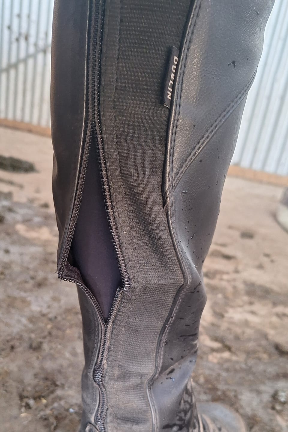 Customer photo review of Dublin Stretch Fit Half Chaps