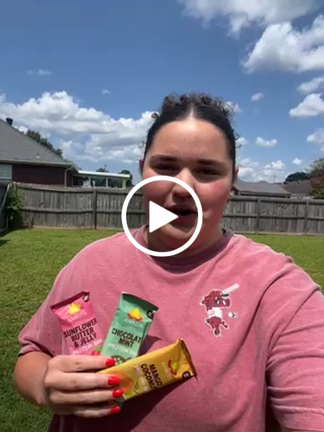 Customer video review of High Protein Bars Variety Pack