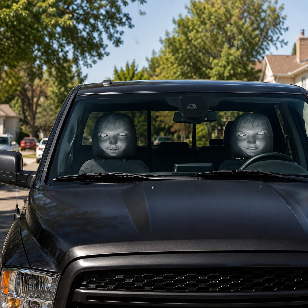 Customer photo review of GrimHead™ Funda Reposacabezas para Coche