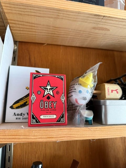 Customer photo review of Obey Red Edition Playing Cards