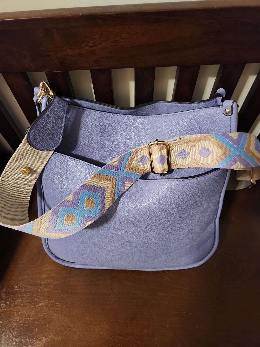 Customer photo review of Chloe Vegan Plaid Crossbody