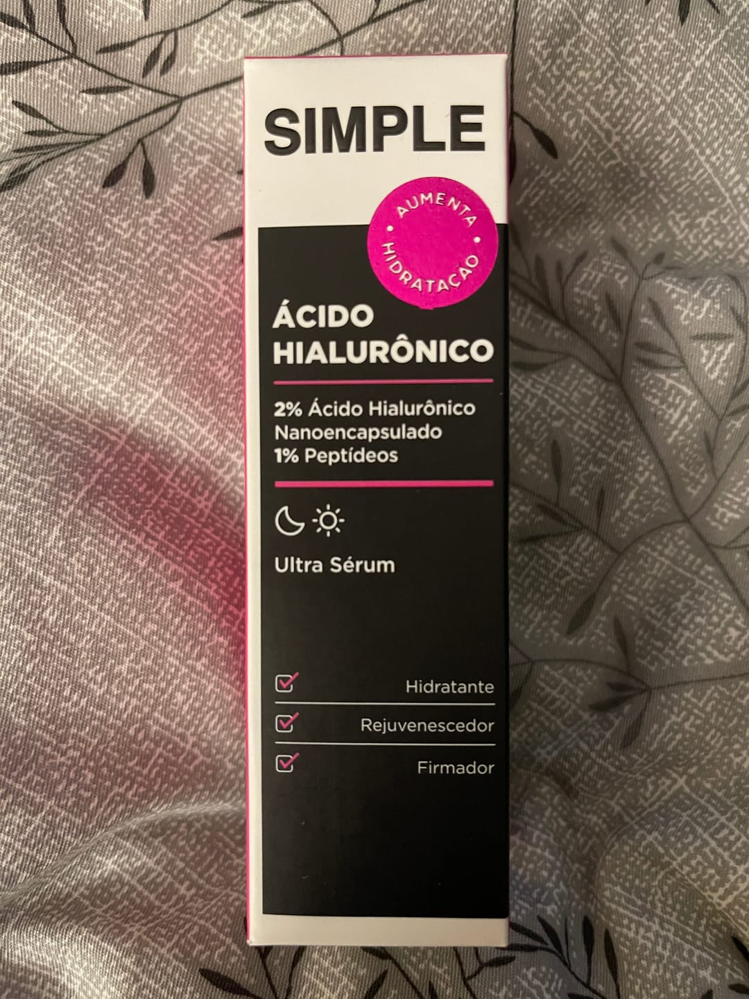 Customer photo review of Ultra Sérum Ácido Hialurônico