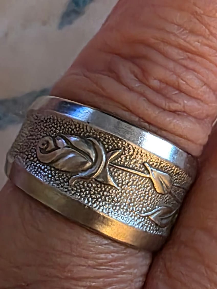 Customer photo review of Mamaw’s Mystery Spoon Ring