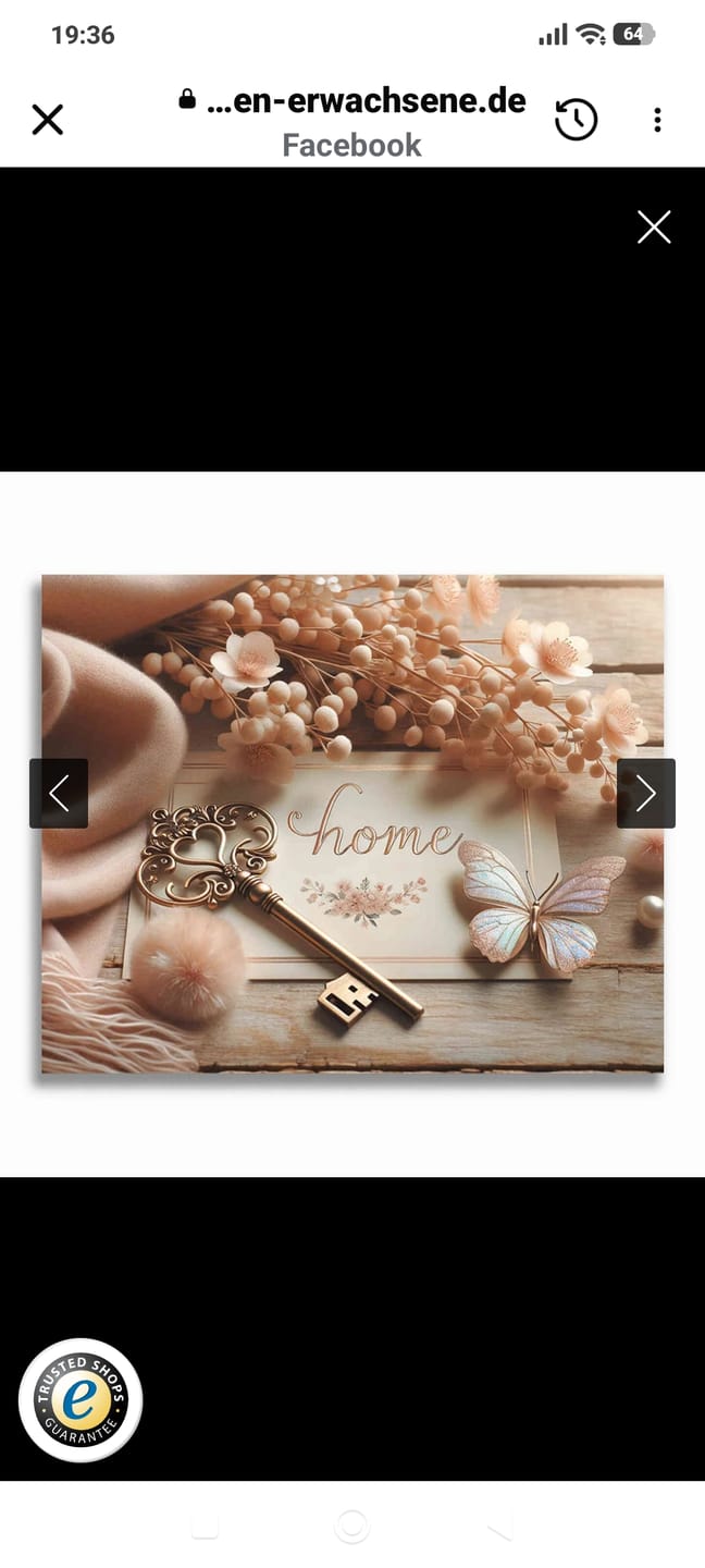 Customer photo review of Malen nach Zahlen - Home Holz mit Schlüssel