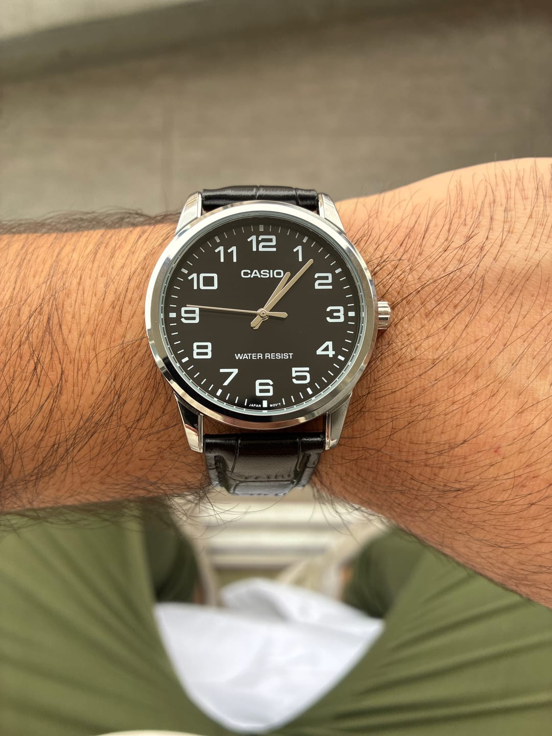 Customer photo review of Reloj Casio Análogo MTP-V001L-1BUDF Negro Correa de Cuero