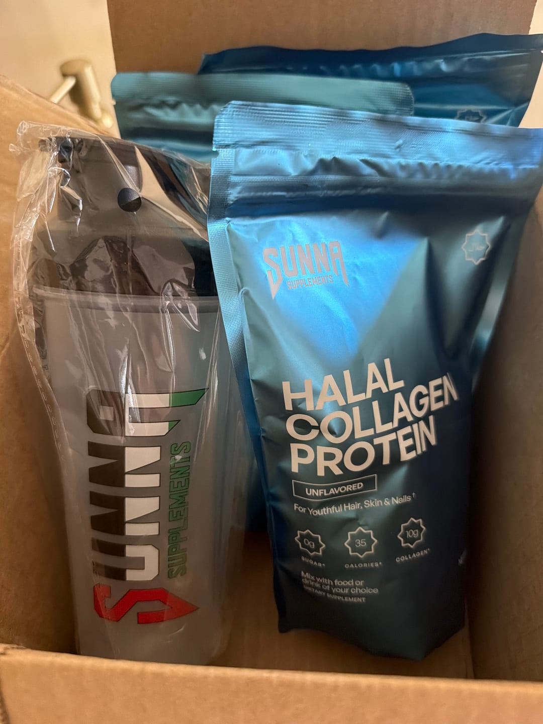 Customer photo review of Halal Collagen Protein