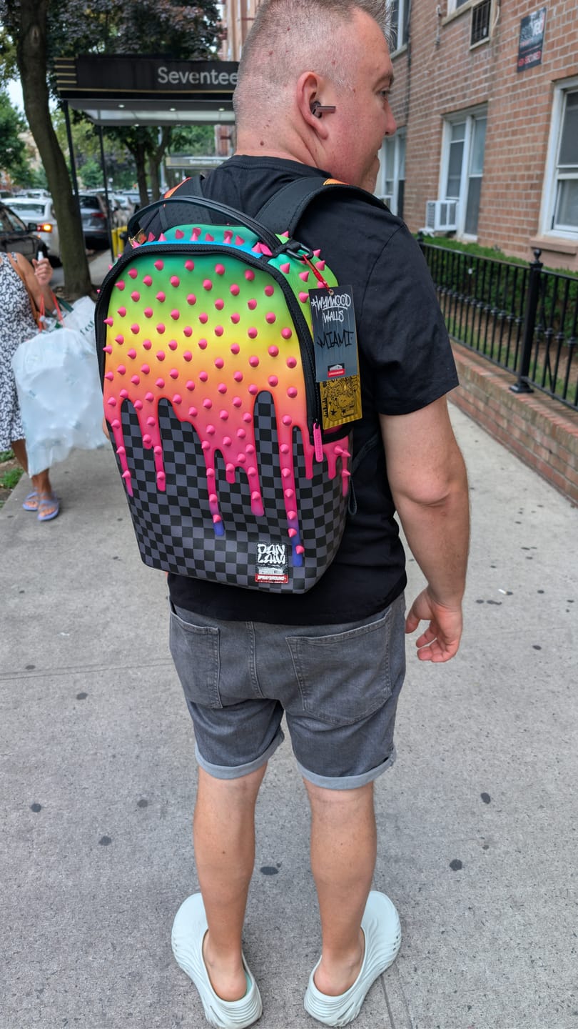 Customer photo review of Dan Lam DRIPS Sprayground Backpack