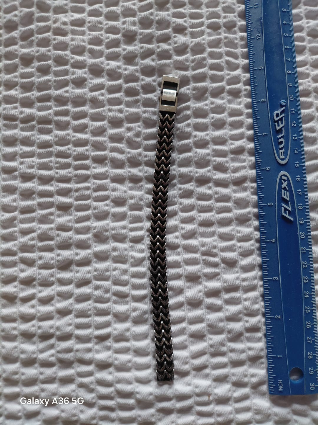Customer photo review of Double Franco Link Matte Bracelet