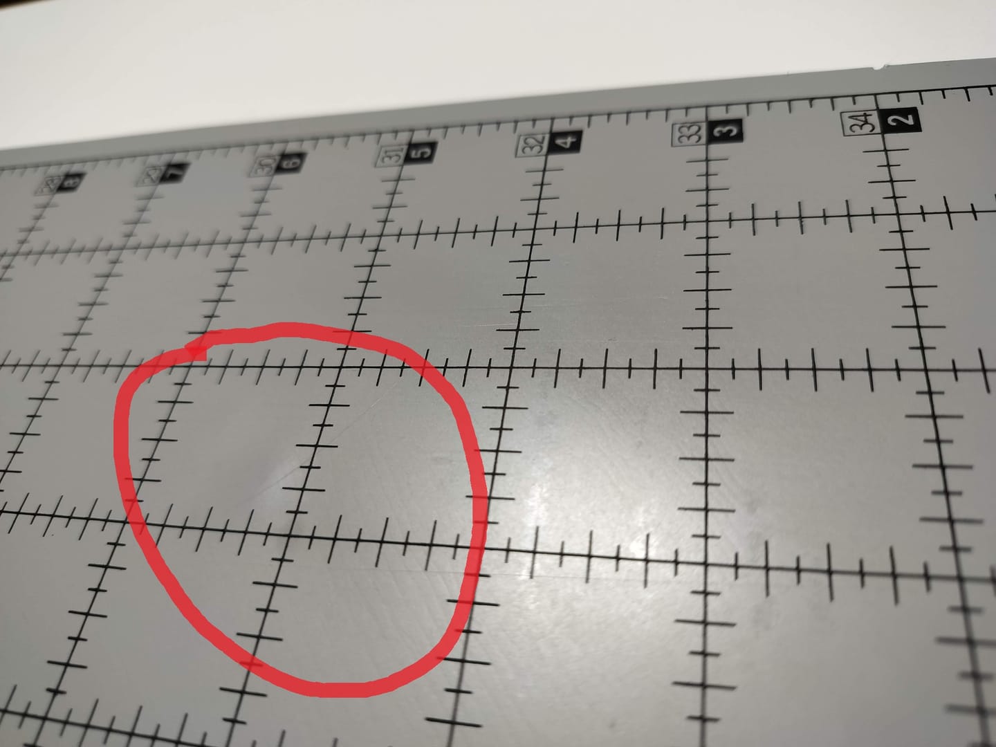 Customer photo review of Dual Sided Cutting Mat, Quilters Select