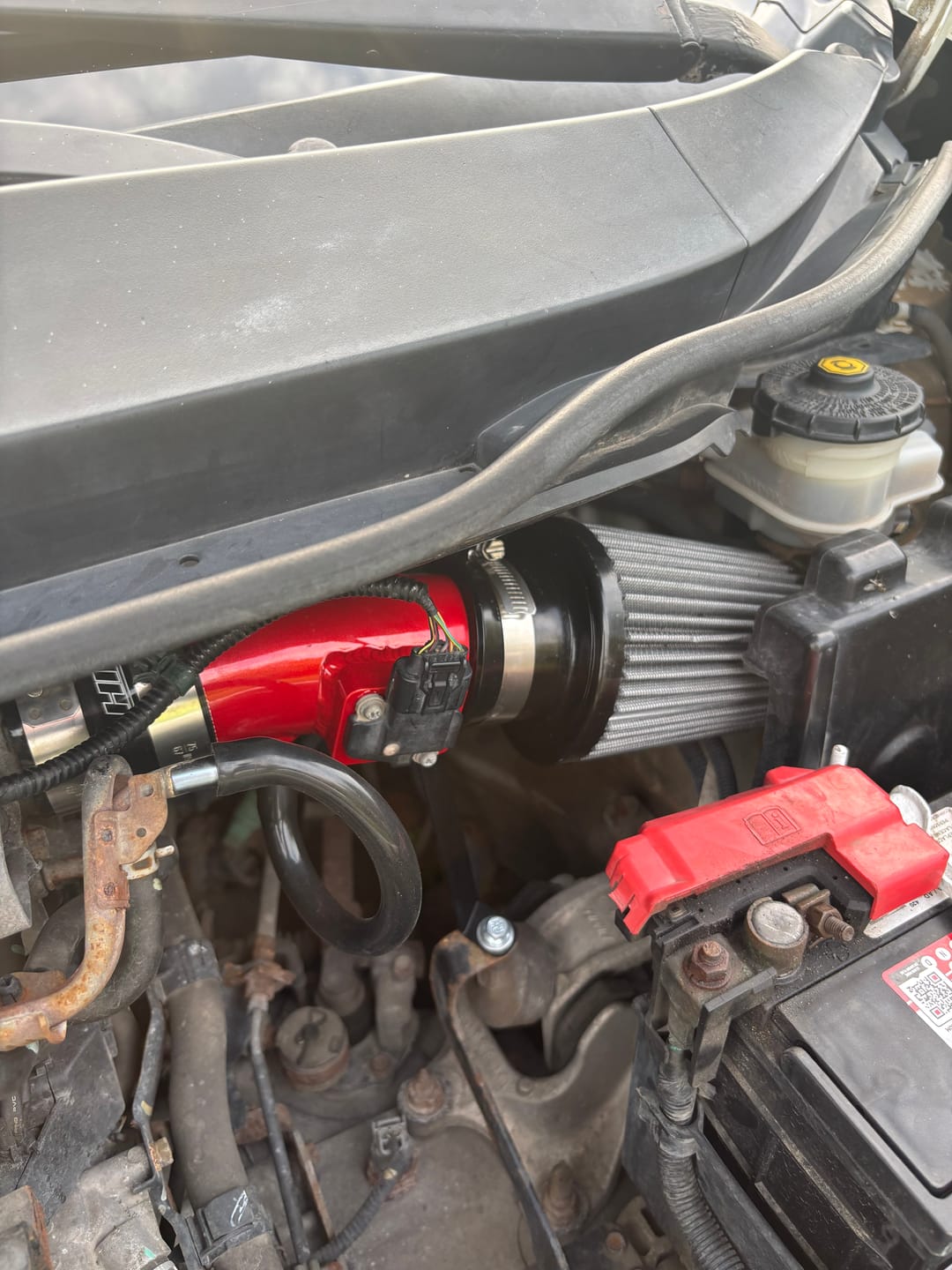 Customer photo review of HPS Performance HPS Shortram Air Intake Kit 2009-2013 Honda Fit 1.5L, 827-102