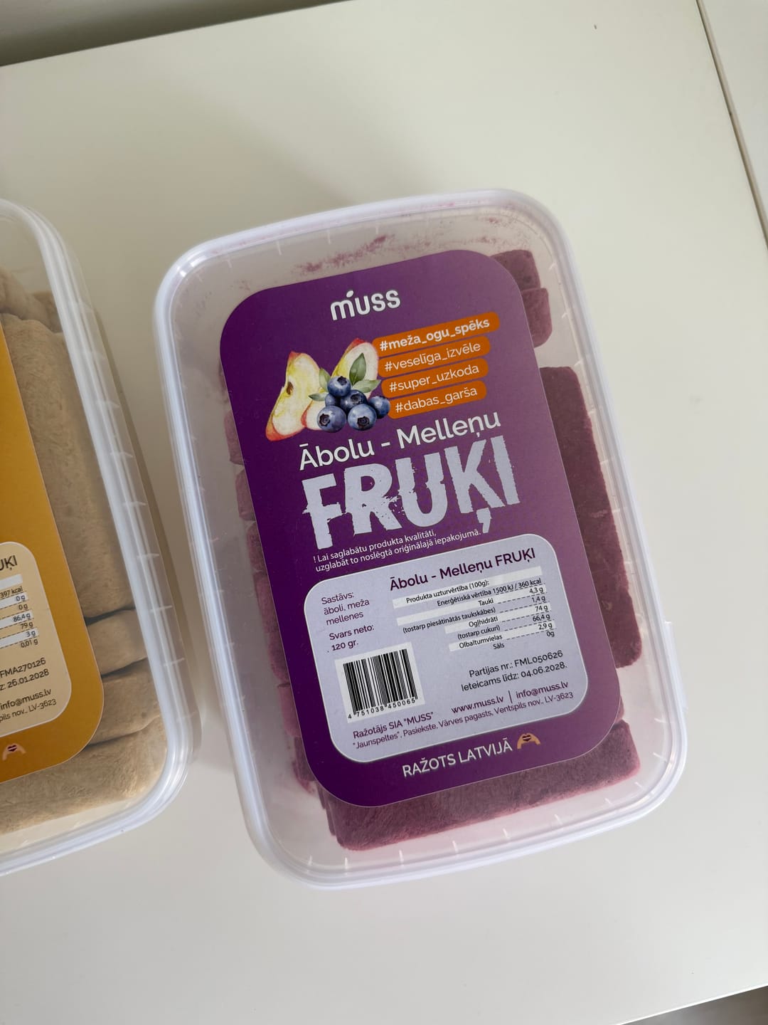 Customer photo review of Melleņu fruķi
