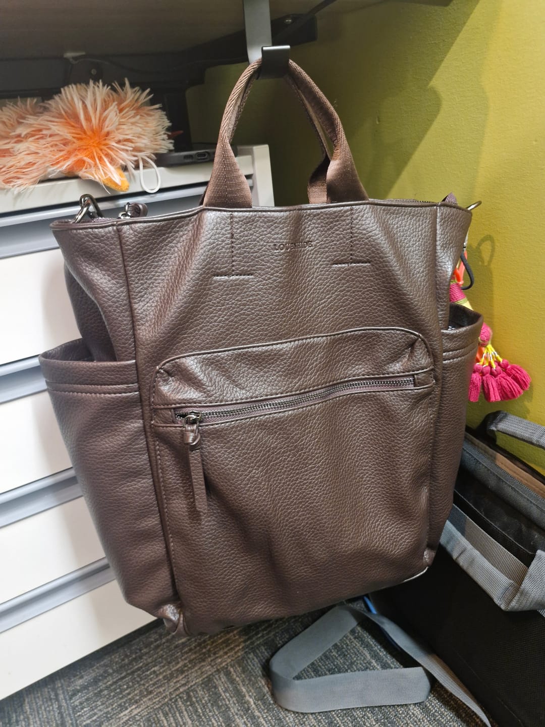 Customer photo review of Bronx Backpack - Chocolate