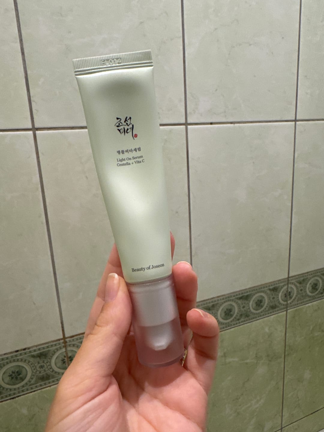 Customer photo review of Mitrinošs serums ar С vitamīnu un centellu Beauty of Joseon Light On Serum Centella + Vita C