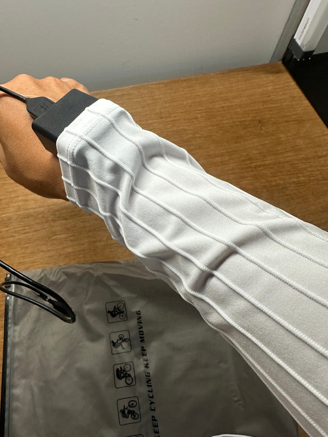 Customer photo review of AERO LS JERSEY - WHITE