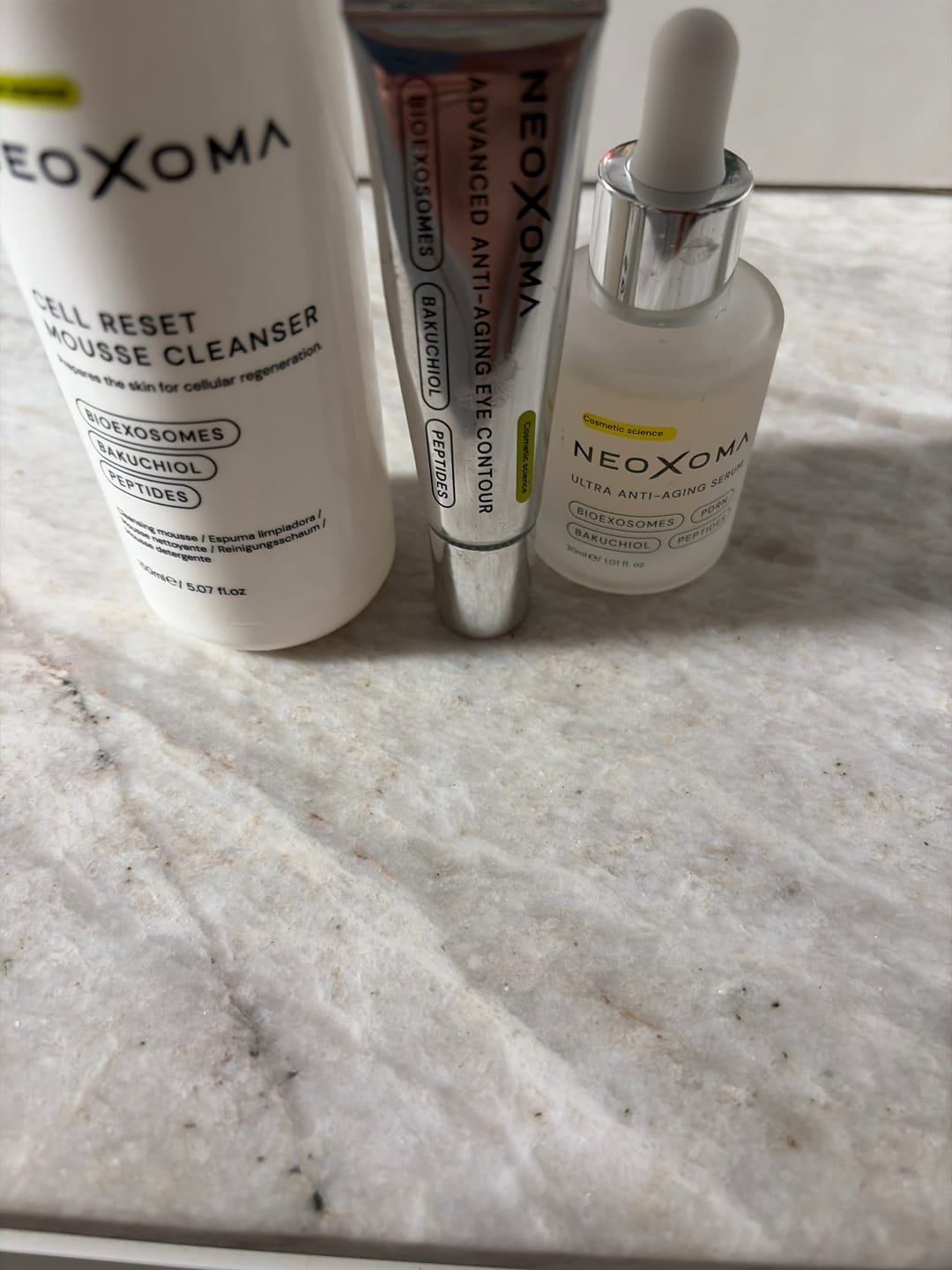 Customer photo review of Pack Activation Longevity: Sérum, Limpiador