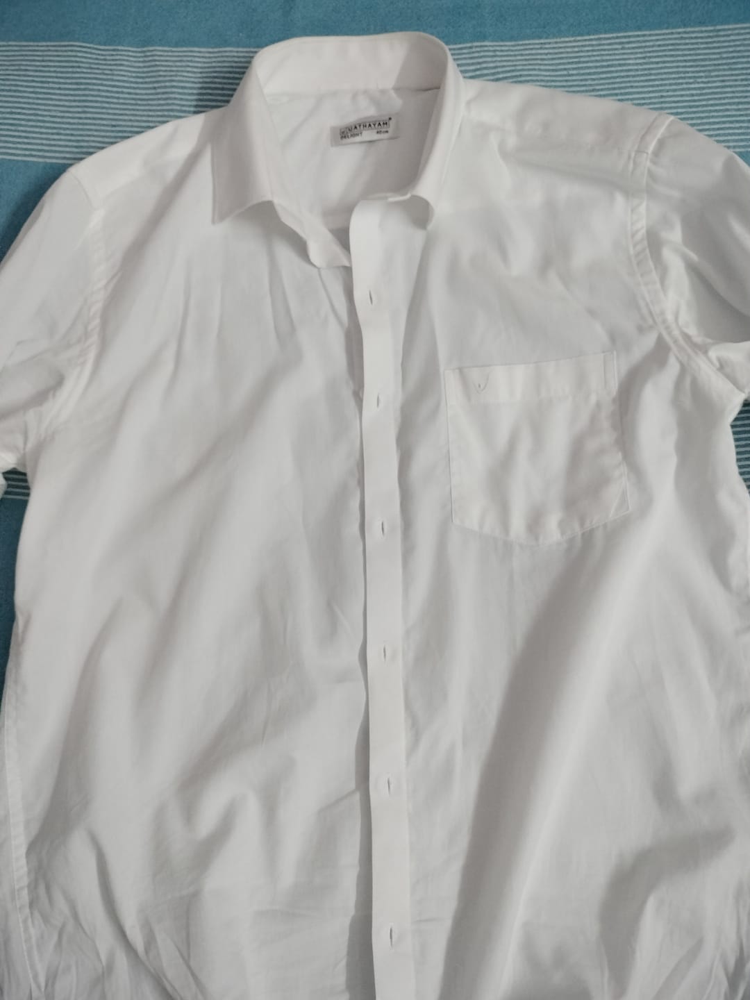 Customer photo review of Double Delight White Shirts - 2 Pcs Combo Pack