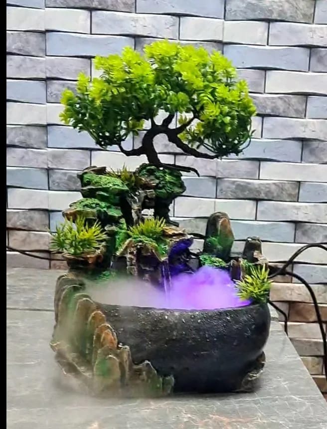 Customer photo review of LED Feng Shui Waterfall Fountain