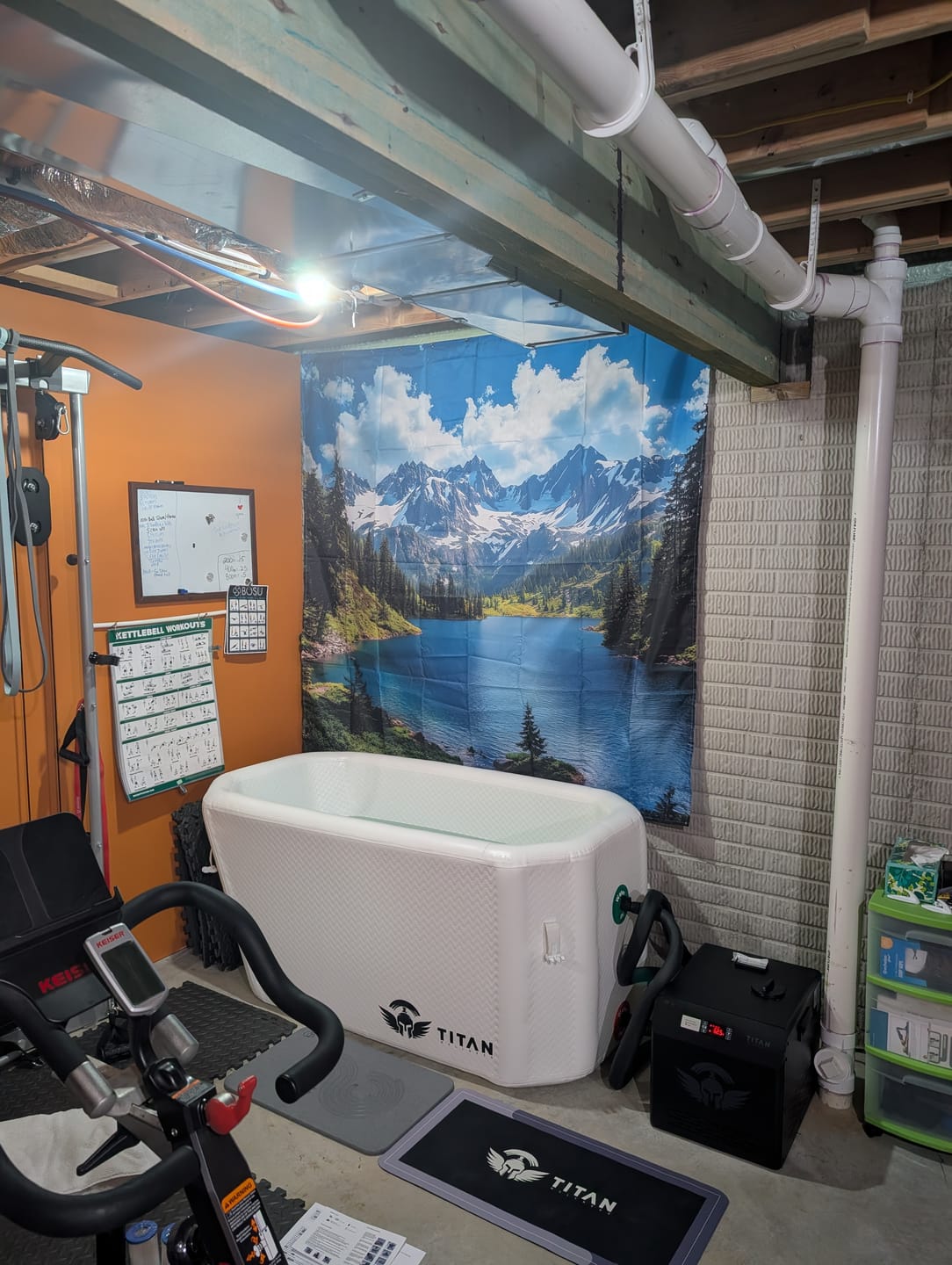 Customer photo review of All-in-one 1/2 HP Cold Plunge Chiller
