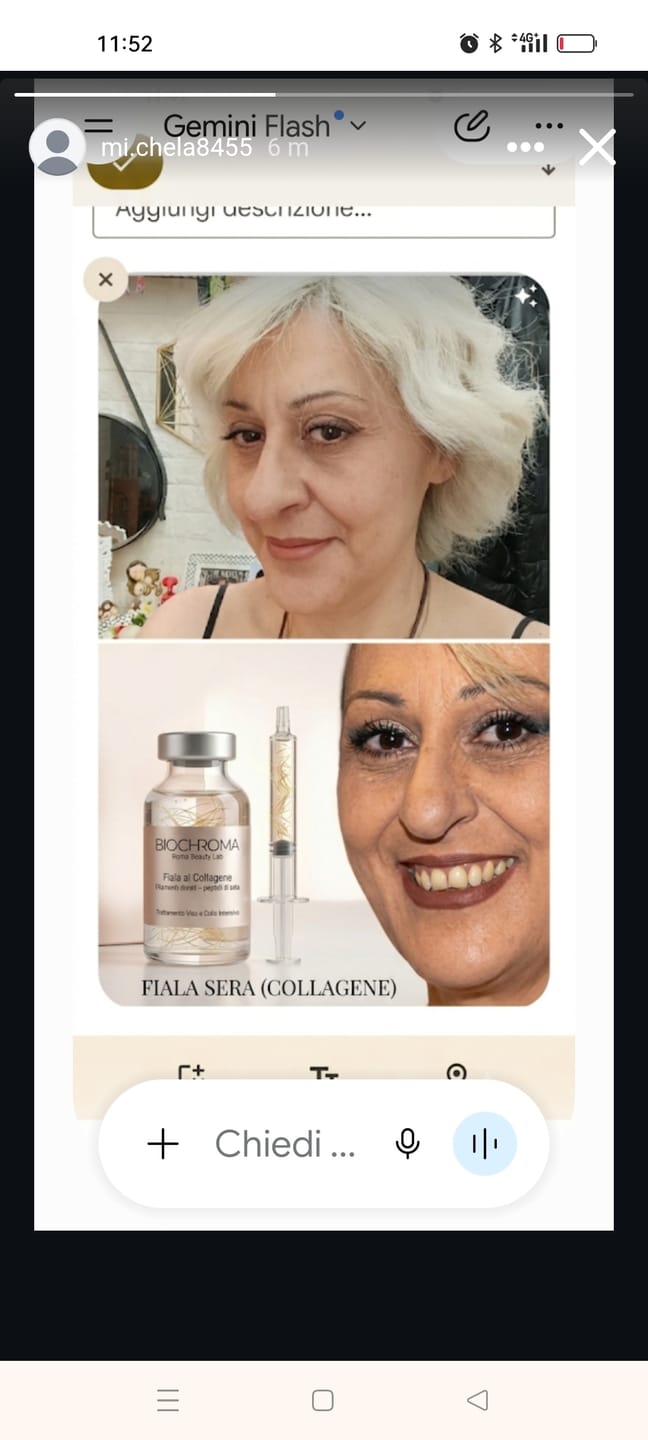 Customer photo review of BioChroma – Siero Coreano Effetto Lifting dalla Prima Applicazione