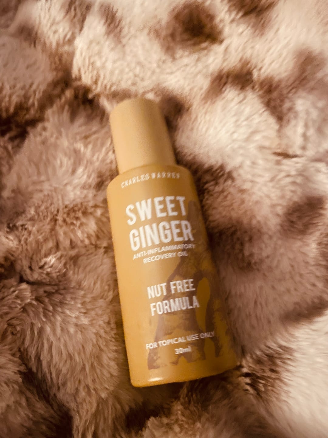 Customer photo review of [Nut-Free] Sweet Ginger Dry Oil for Sensitive Skin