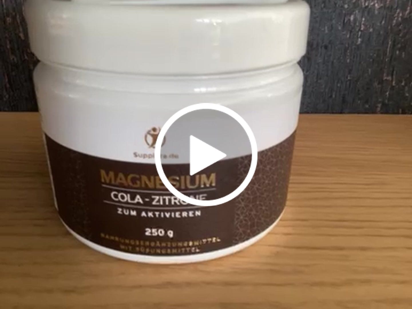 Customer video review of Ionisches Magnesium **Cola-Zitrone** 250g Dose