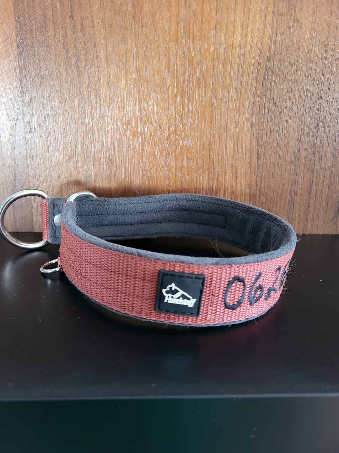 Customer photo review of Helstryp halsband med namn