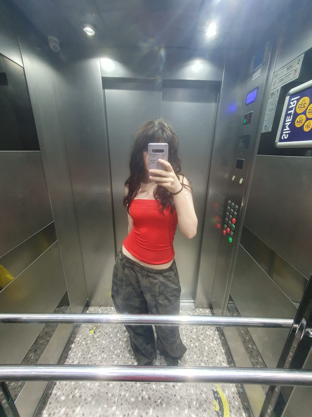 Customer photo review of Kamuflaj Desenli Haki Low Waist Baggy Pantolon