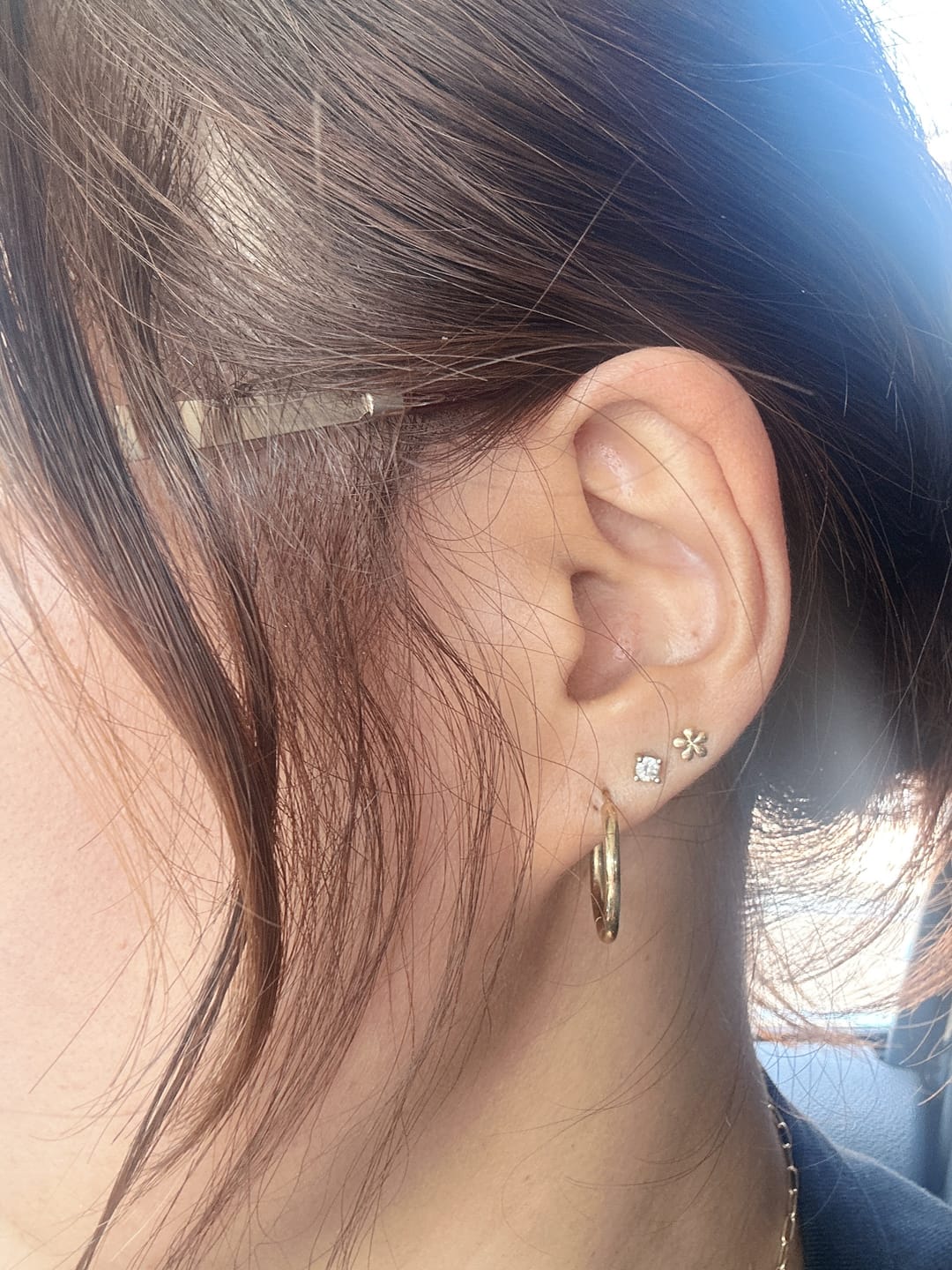 Customer photo review of Essential Earrings Small
