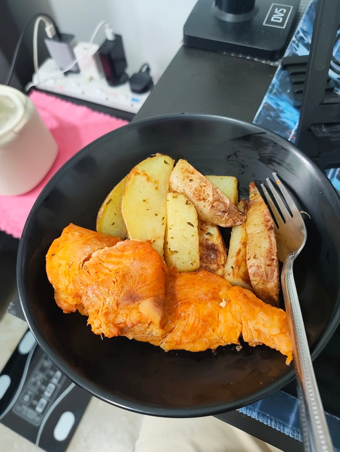 Customer photo review of 68° Chicken Singapore Delights - Spicy Drumlet