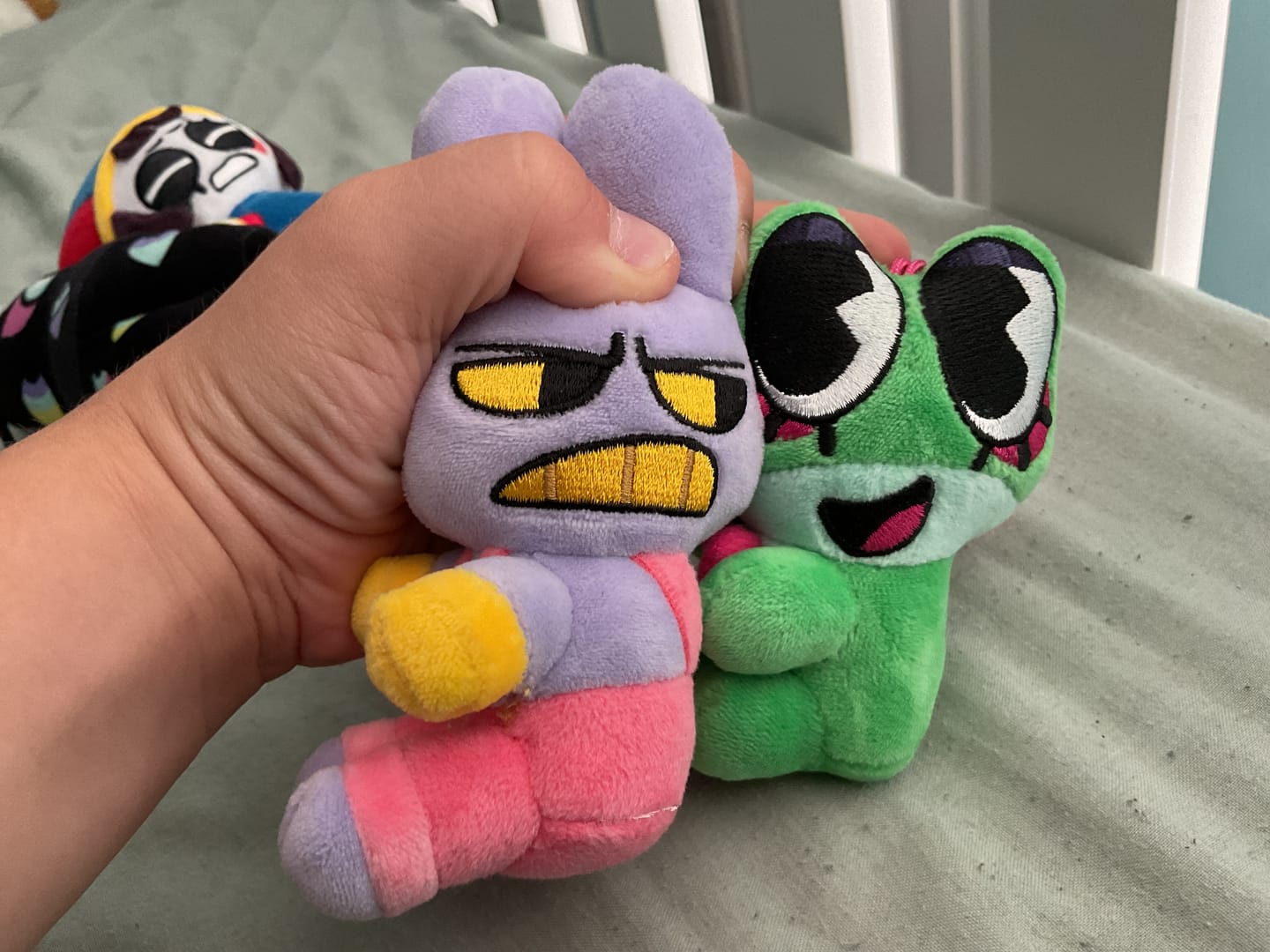 Customer photo review of Jax & Ribbit Magnetic Plush Keychains