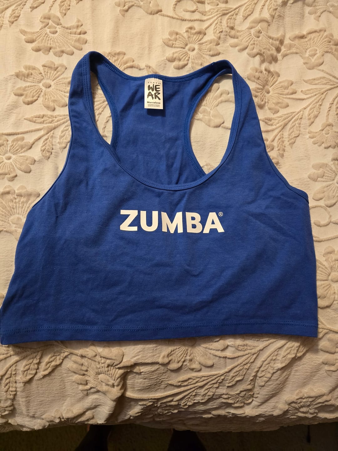 Customer photo review of Color Spree Crop Racerback