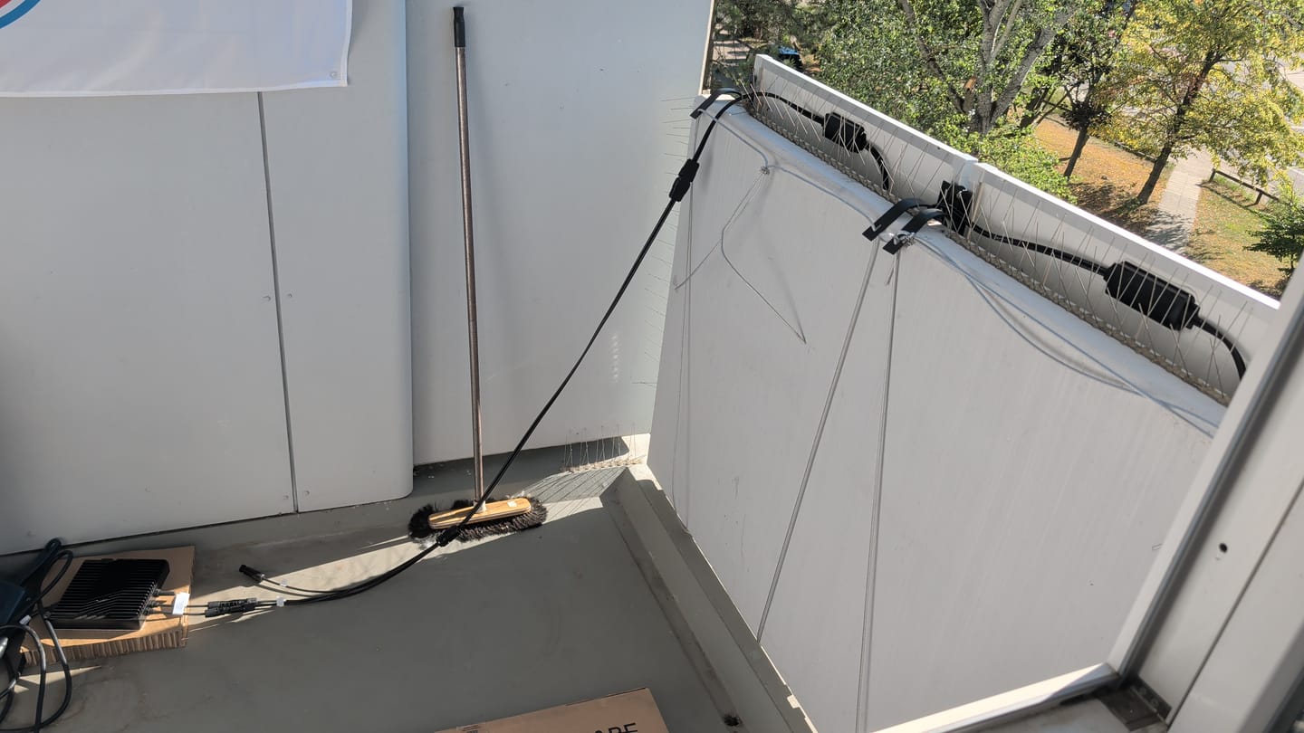 Customer photo review of 1,5m MC4-Adapterkabel für Sunshare-Solarpanels