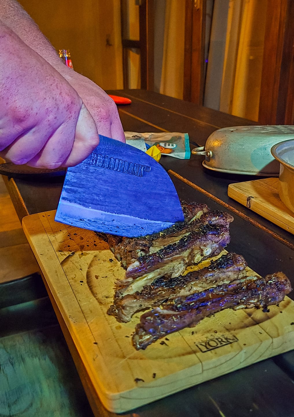 Customer photo review of Add a knife sheath to your order?