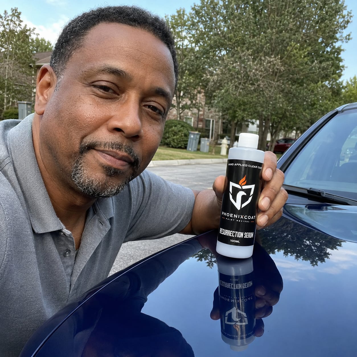 Customer photo review of PhoenixCoat™ Paint Revival Serum