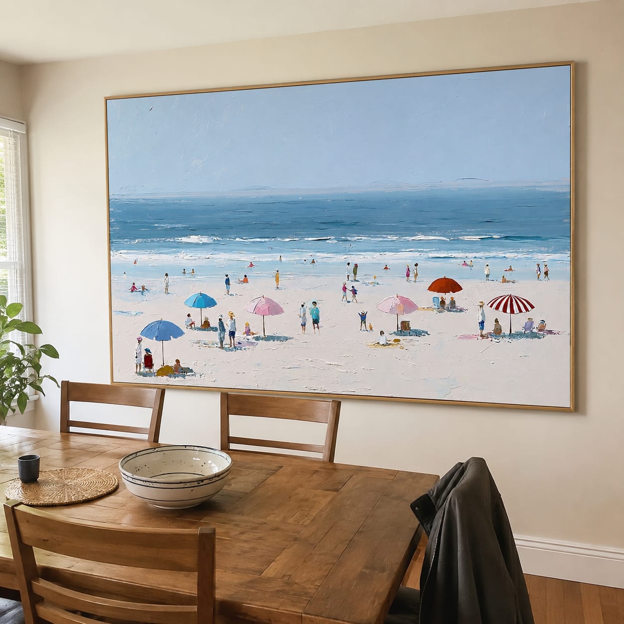 Customer photo review of Azure Shore-Beach Painting