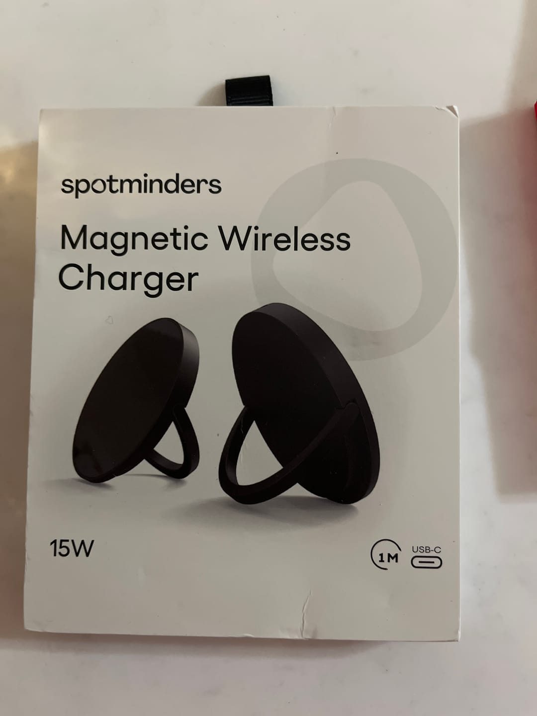 Customer photo review of Spotminders. Tracking Card