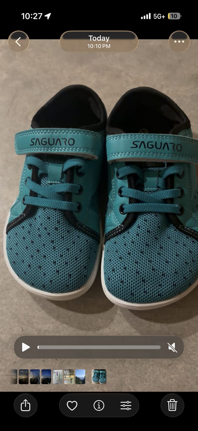 Customer photo review of Kid's Luck Ⅰ - Barefoot Shoes