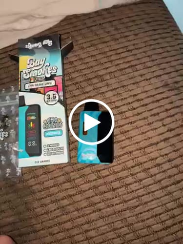 Customer video review of Live Resin Vape (+THCp+Delta8) - GMO Cookies