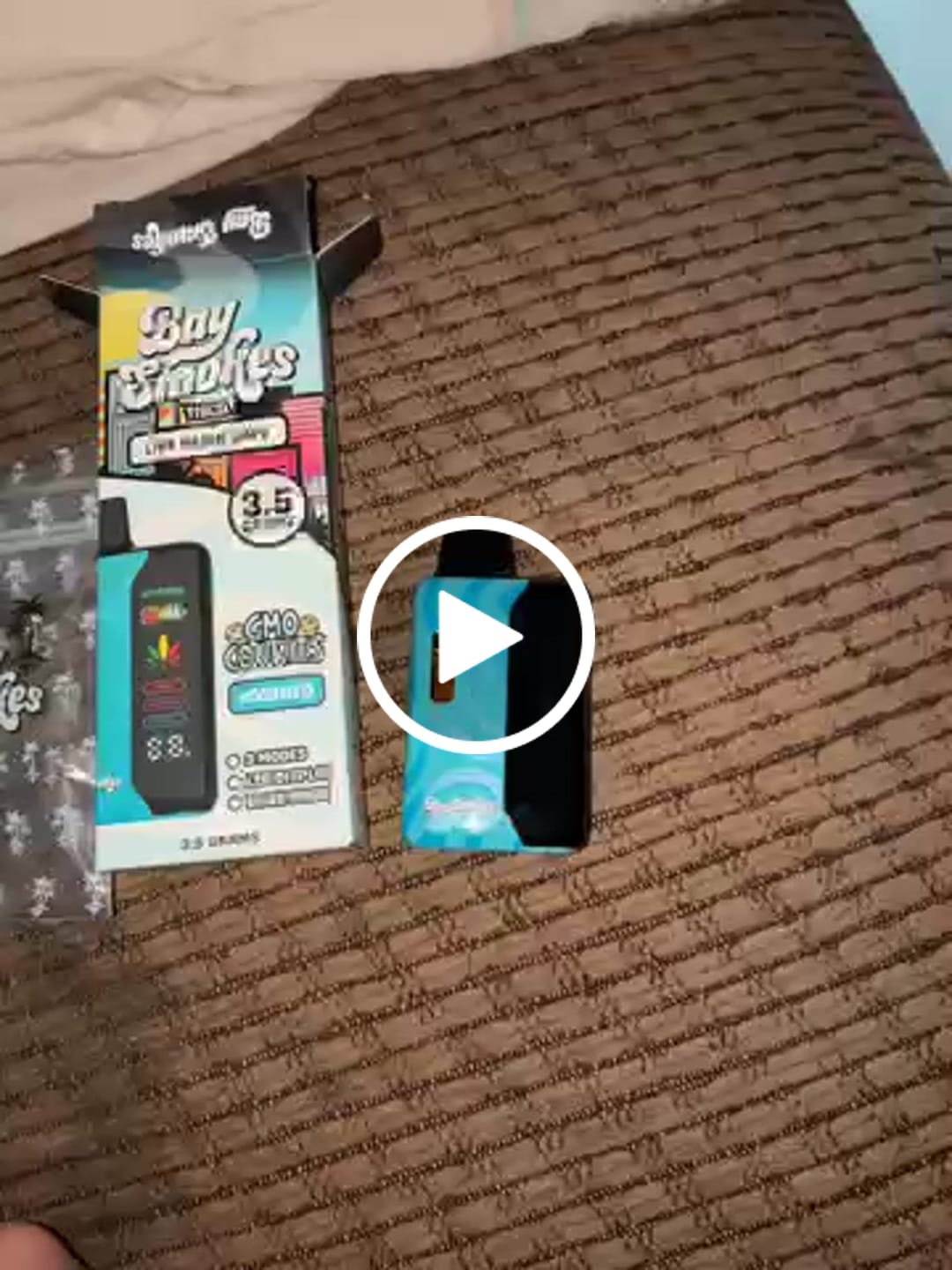 Customer video review of Live Resin Vape (+THCp+Delta8) - GMO Cookies