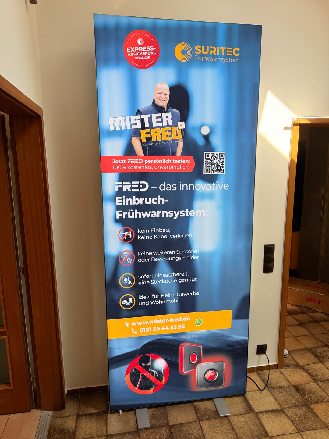 Customer photo review of Google Bewertung Aufsteller mit NFC & QR-Code