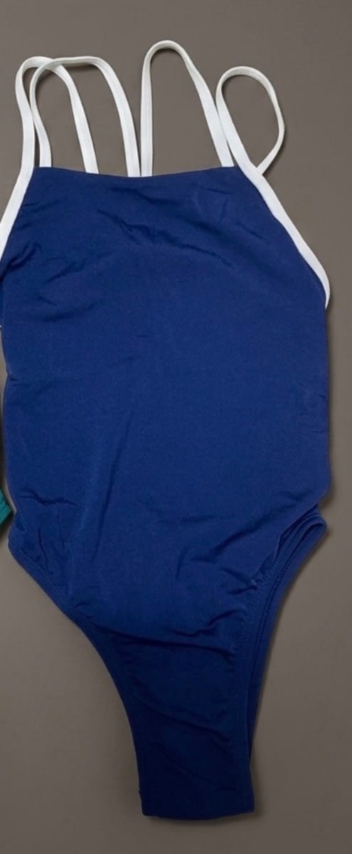 Customer photo review of FINLEY ONE PIECE - Navy|White