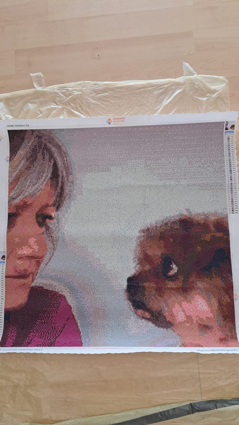 Customer photo review of Diamond Painting eigenes Bild