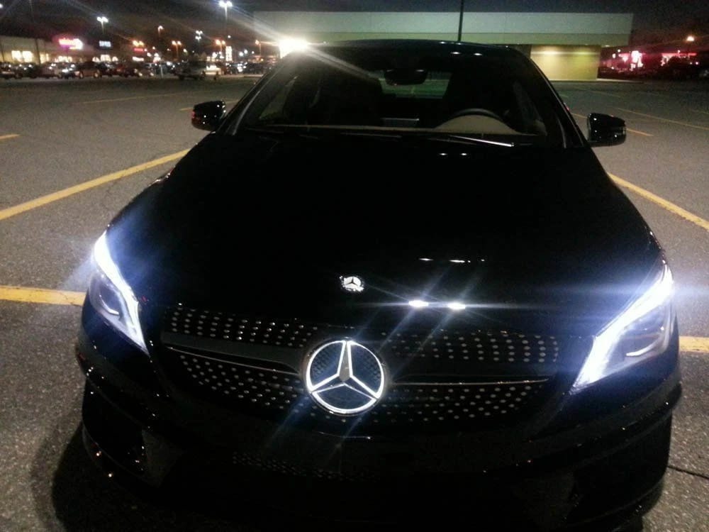 Customer photo review of Mercedes Illuminated LED Grille Star (2008-2018)