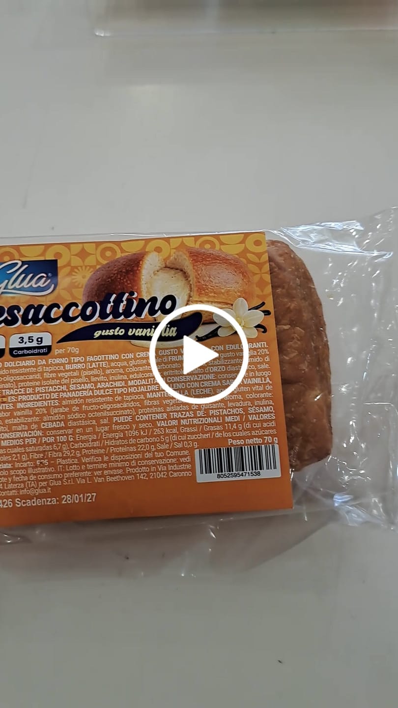 Customer video review of Saccottino alla vaniglia
