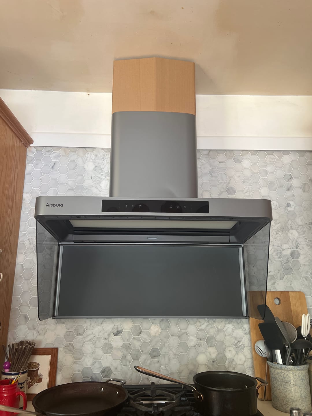 Customer photo review of Arspura 36'' P2 IQV™ Range Hood