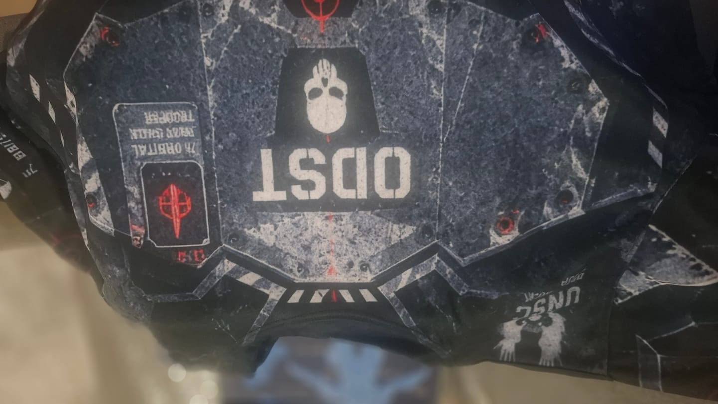 Customer photo review of Playera Full Print ODST Shadow