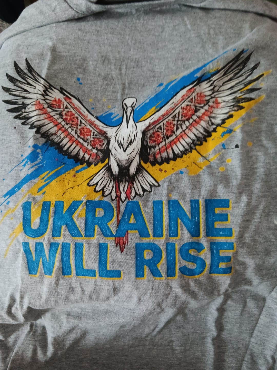 Customer photo review of Flamingo From Ukraine T-Shirt