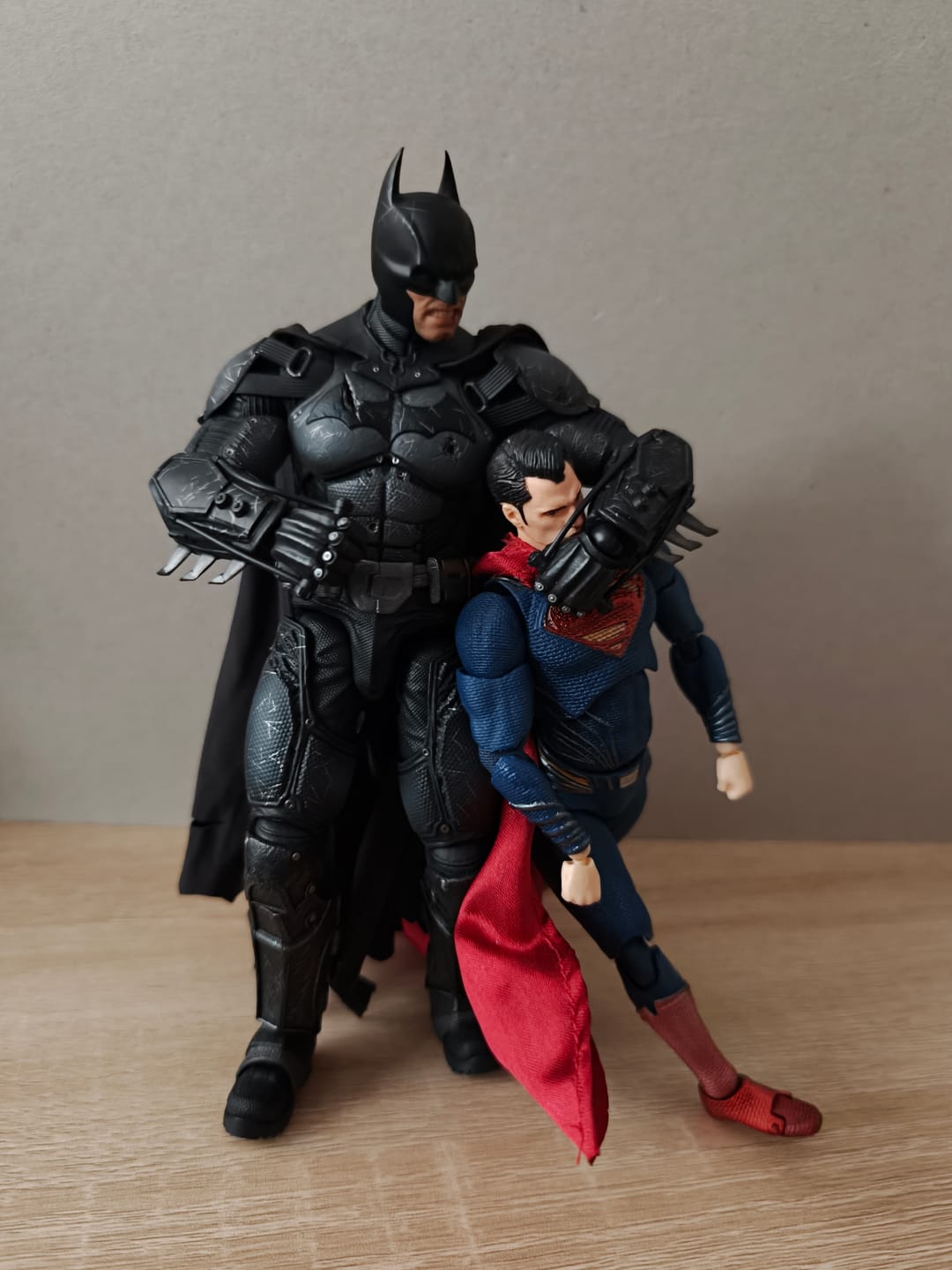 Customer photo review of Batman: Arkham Origins - Batman (Battle Damaged Version) Action Figure