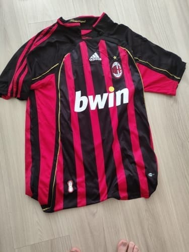 Customer photo review of AC MILAN 2006/07 HOME SHIRT